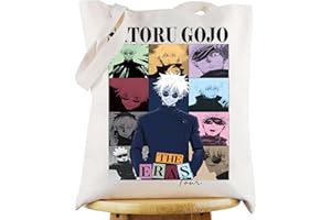 G2TUP Anime Lover Tote Bag - Limitless and the Six Eyes Gojo Fans Gift Tour Shoulder Bag Merch