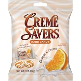 Creme Savers | Orange &amp; Creme Hard Candy | 3 oz Bag | The classic taste of fresh orange swirled in rich cream. A traditional treat brought to you by Iconic Candy