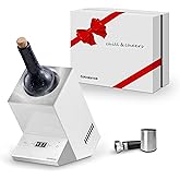 Cobalance Wine Chiller,Electric Wine Cooler Bucket for 750ml Vino or Some Champagne,Single Bottle Chiller for Poolside Party,Gift Set for Vino Lover