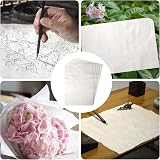 KALIONE 50 Sheets A4 White Matte Rice Paper for Calligraphy & Crafts view 6