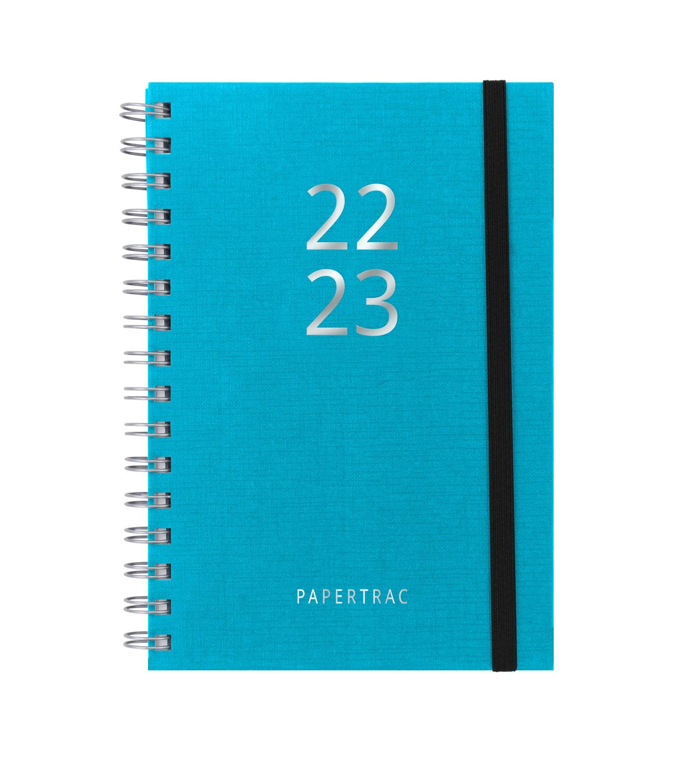 2022 2023 Blue Week to View School Diary A5-14.5 x 21.2 cm Spanish-English with Index Tape Papertrac