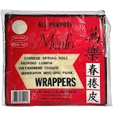 Menlo Wrappers Lumpia Wrapper Spring Roll Wrapper Egg Roll Wrapper 1Packs (16 oz per pack) 30 Sheets | Filipino Lumpia Wrapper, Made in the USA Easy peel, Extra Crispy