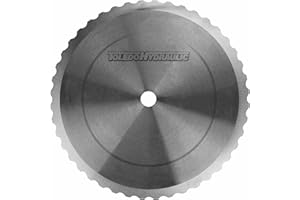 Toledo Hydraulic Hose Cut Off 7" X 5/8" Arbor Notched Scalloped Blade fits Toledo Curtis 16334, AEROquip FT1023-3-40, Parker 22740