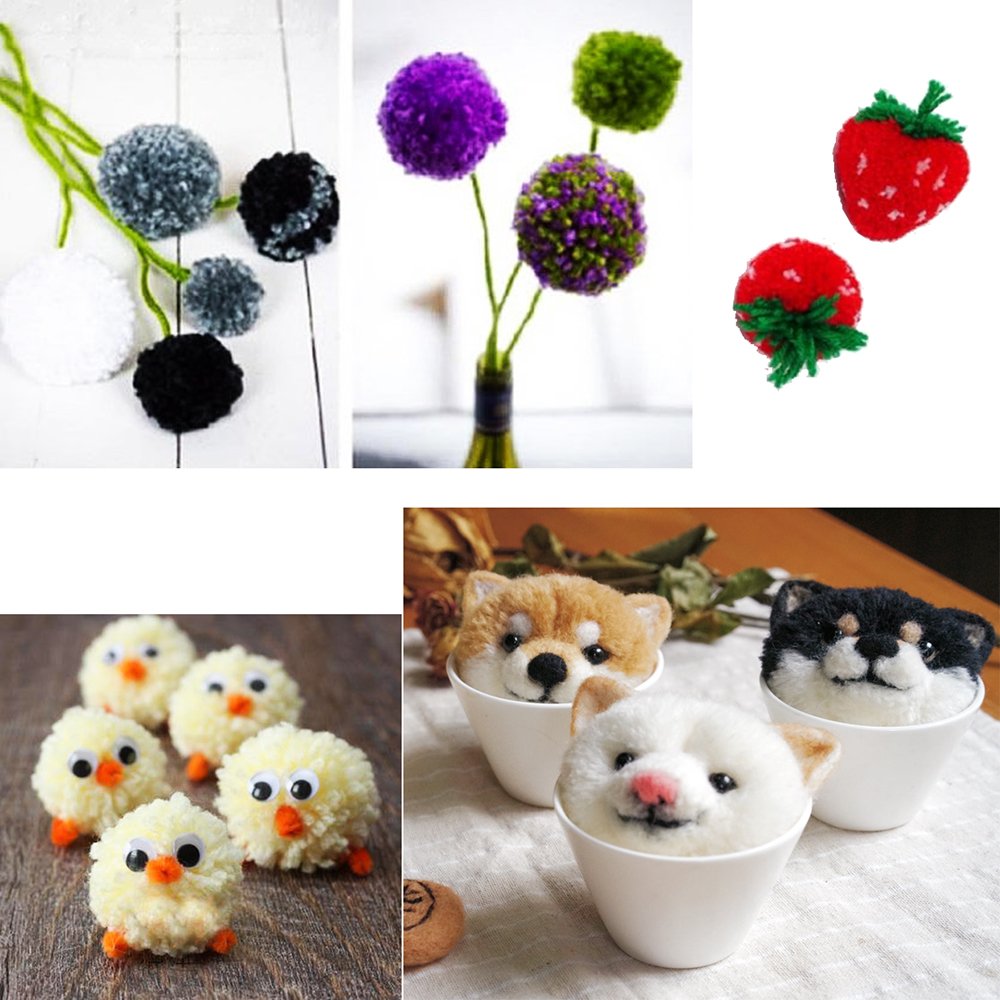 Casa E Cucina Superhandwerk 4pz Pom Maker Pon Pon Maker Kit