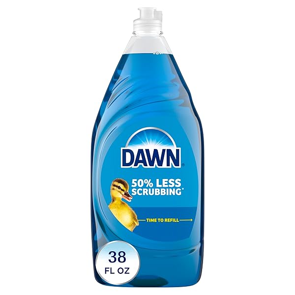 DAWN ULTRA DISHWASHING LIQUID DISH SOAP, ORIGINAL SCENT, DISH SOAP LIQUID, DISH DETERGENT LIQUID, 38 FL OZ