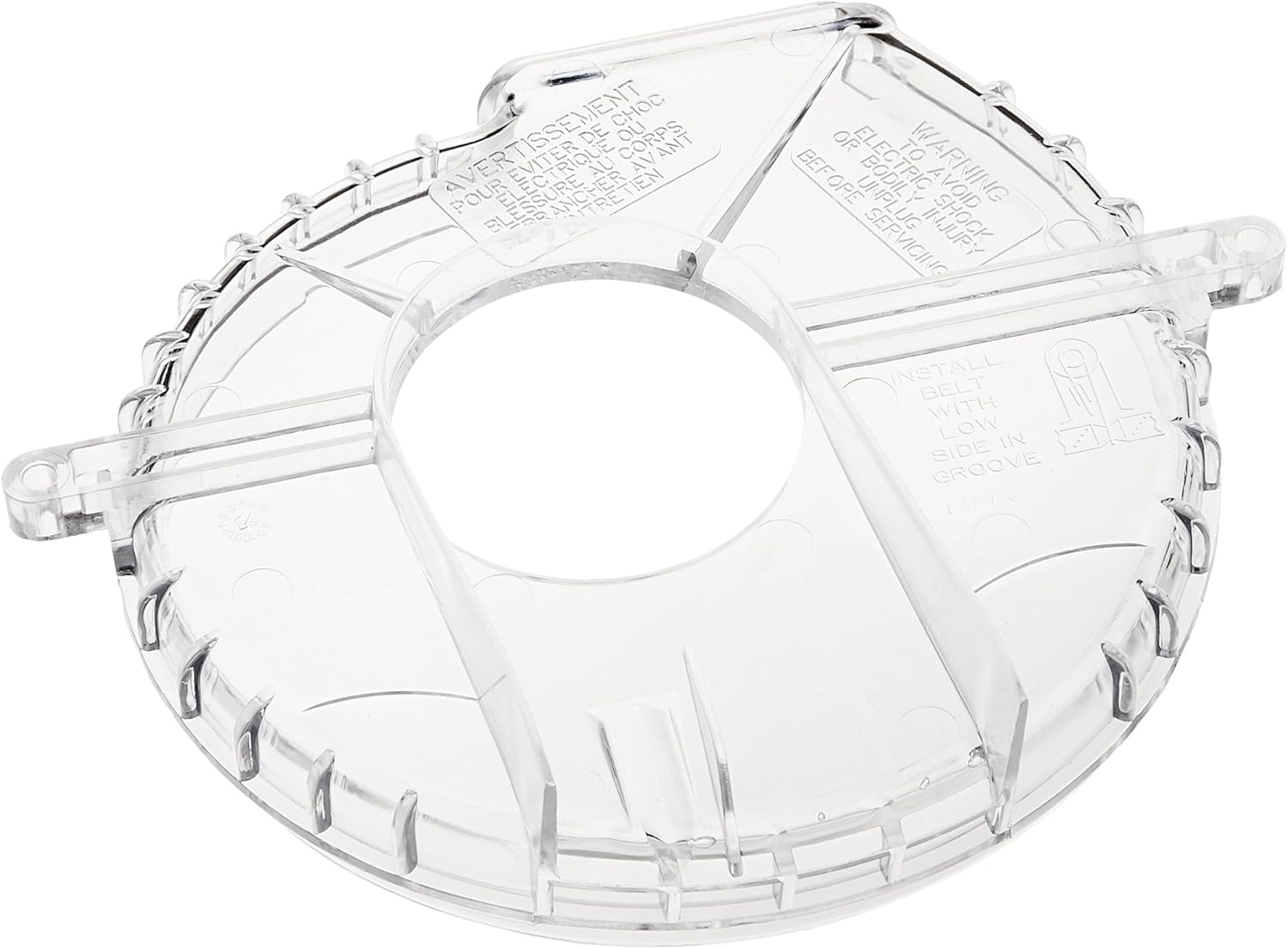 EUREKA Sanitaire Plastic Fan Chamber Cover, Clear