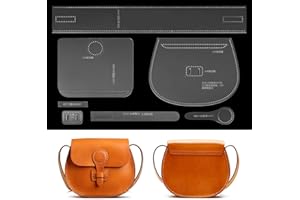 Acrylic Template Leather Pattern for Shoulder Bag Making, Template Kit for Leather Bag