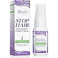 Hair Growth Inhibitor for Face, Hair Inhibitor Permanent Spray, Non-Irritating Hair Inhibitor, Permanent Hair Removal Spray for Body, Face, Underarm, Arm, Leg, Private Areas, Slows Regrowth (1)