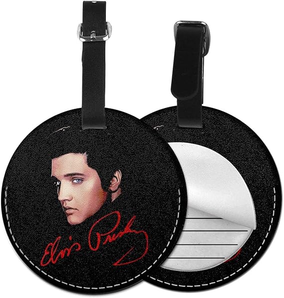 elvis luggage tag