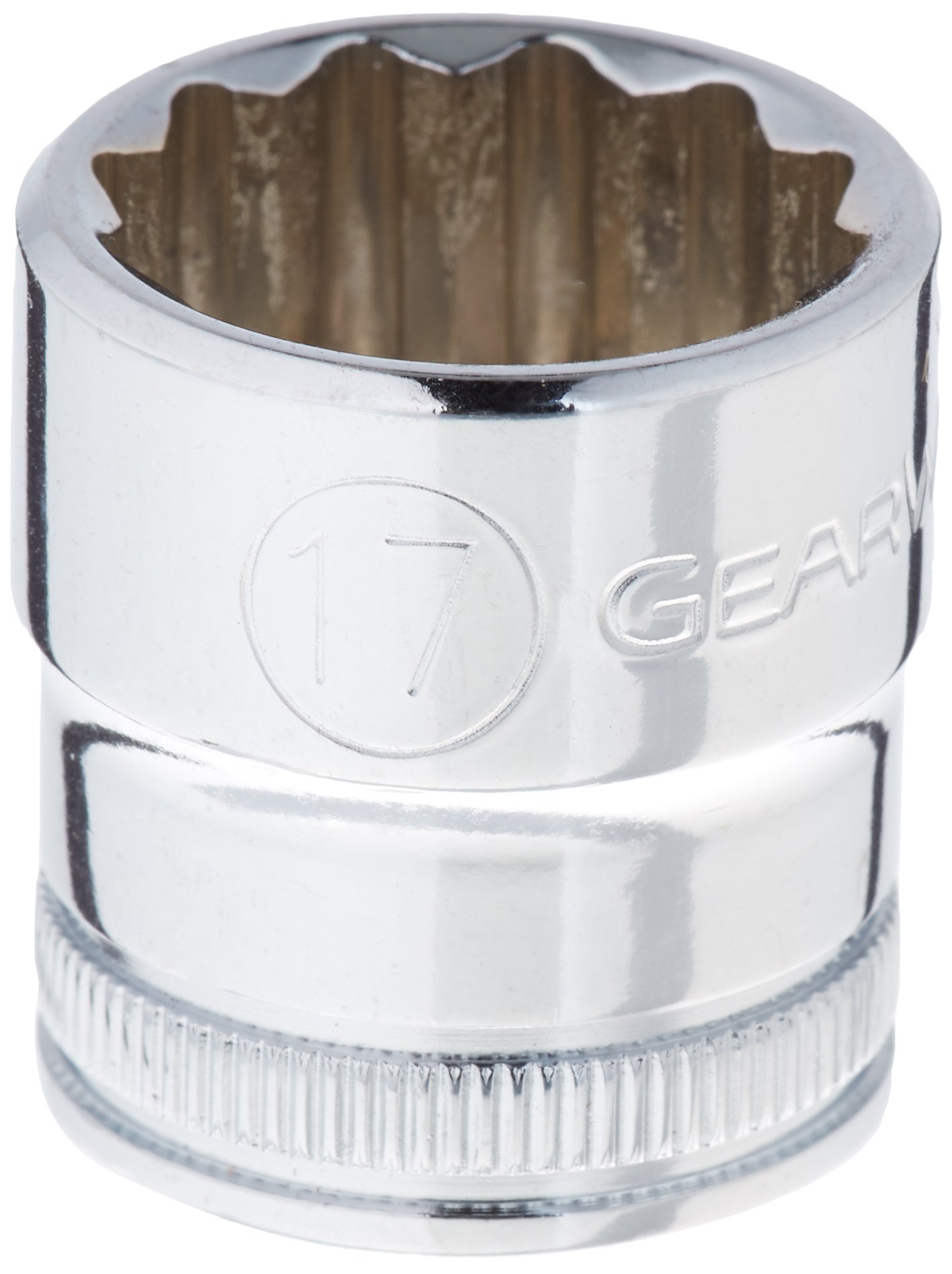Gearwrench 80493 Socket, 12 Point, 3/8" Drive, 17 mm