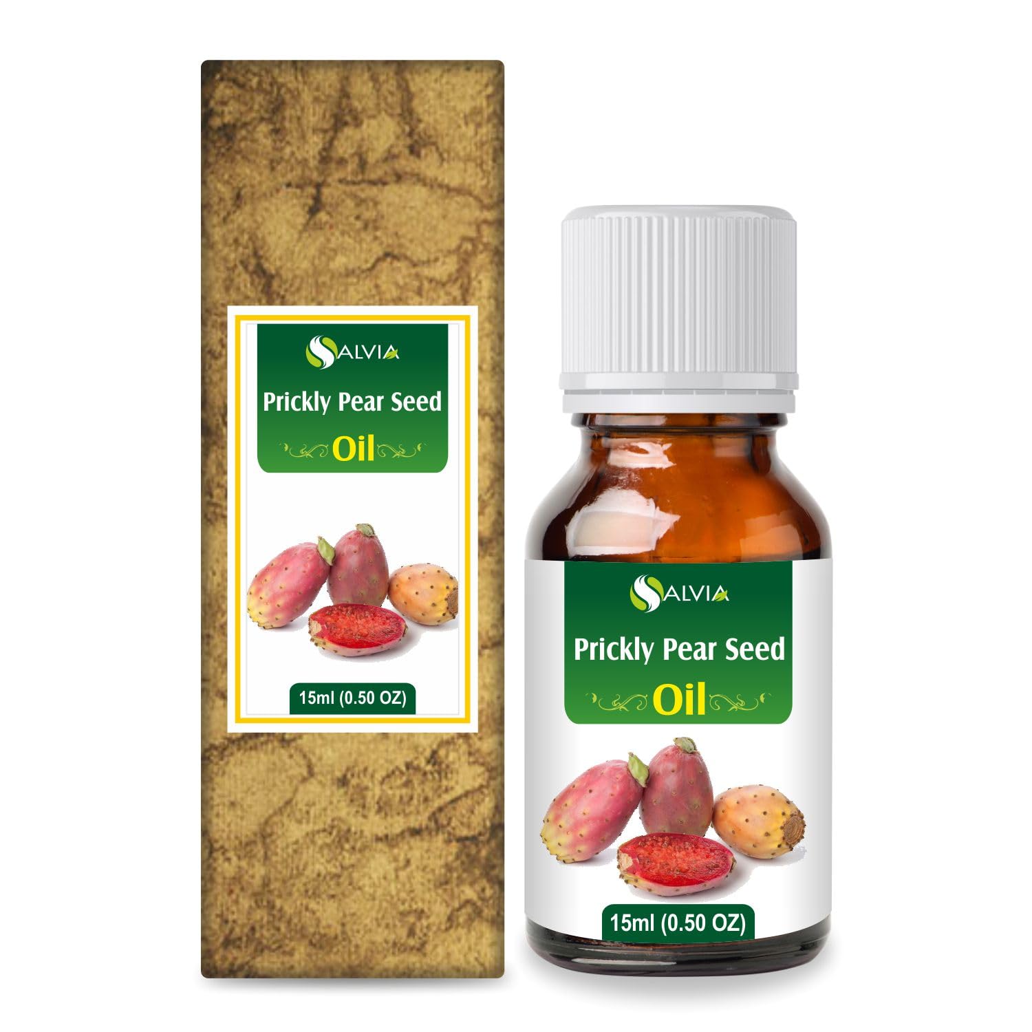 Pickly Pear Essential Oil 100% Natural Pure Undiluted Uncut Carrier Oil 15ml with Dropper