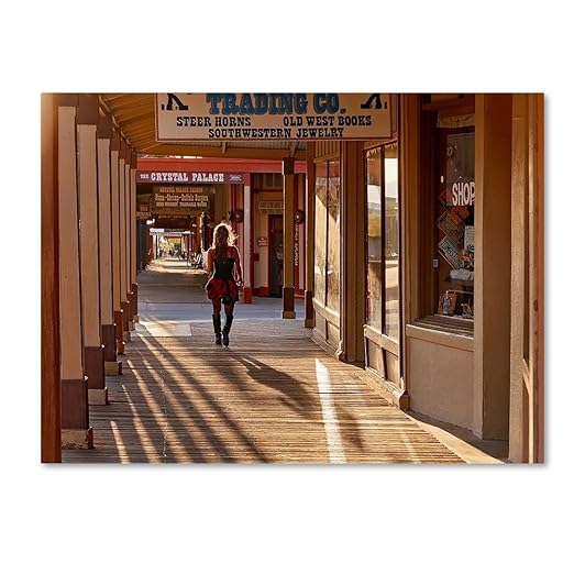 Trademark Marca Fine Art Tombstone prostituta decoración de la ...