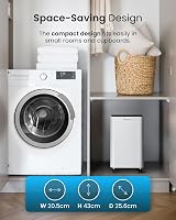 Pro Breeze 6L Dehumidifier with 2L Tank, Humidity Sensor, Timer, Portable view 9
