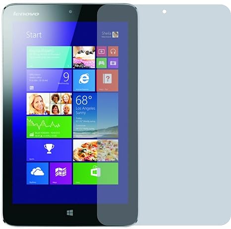 2x Lenovo Ideapad Miix 2 8 Zoll ENTSPIEGELNDE Displayschutzfolie Bildschirmschutzfolie Schutzhülle Displayschutz Displayfolie