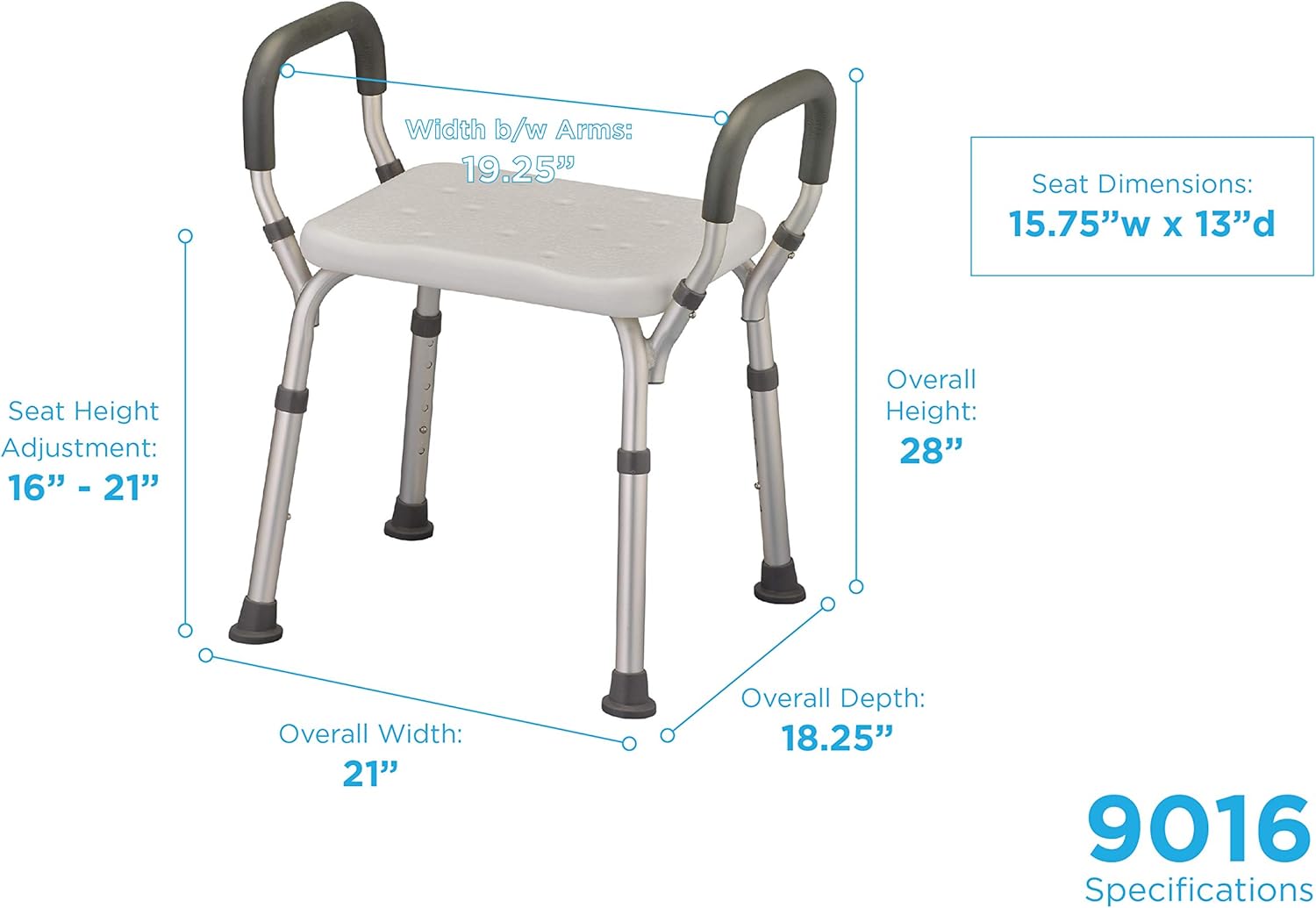 nova shower chair with arms