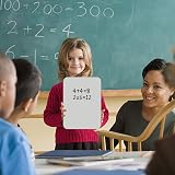 Hisredsun 4 Pack Mini Dry Erase Whiteboard 8.2x11.8 Inch Double Sided view 2