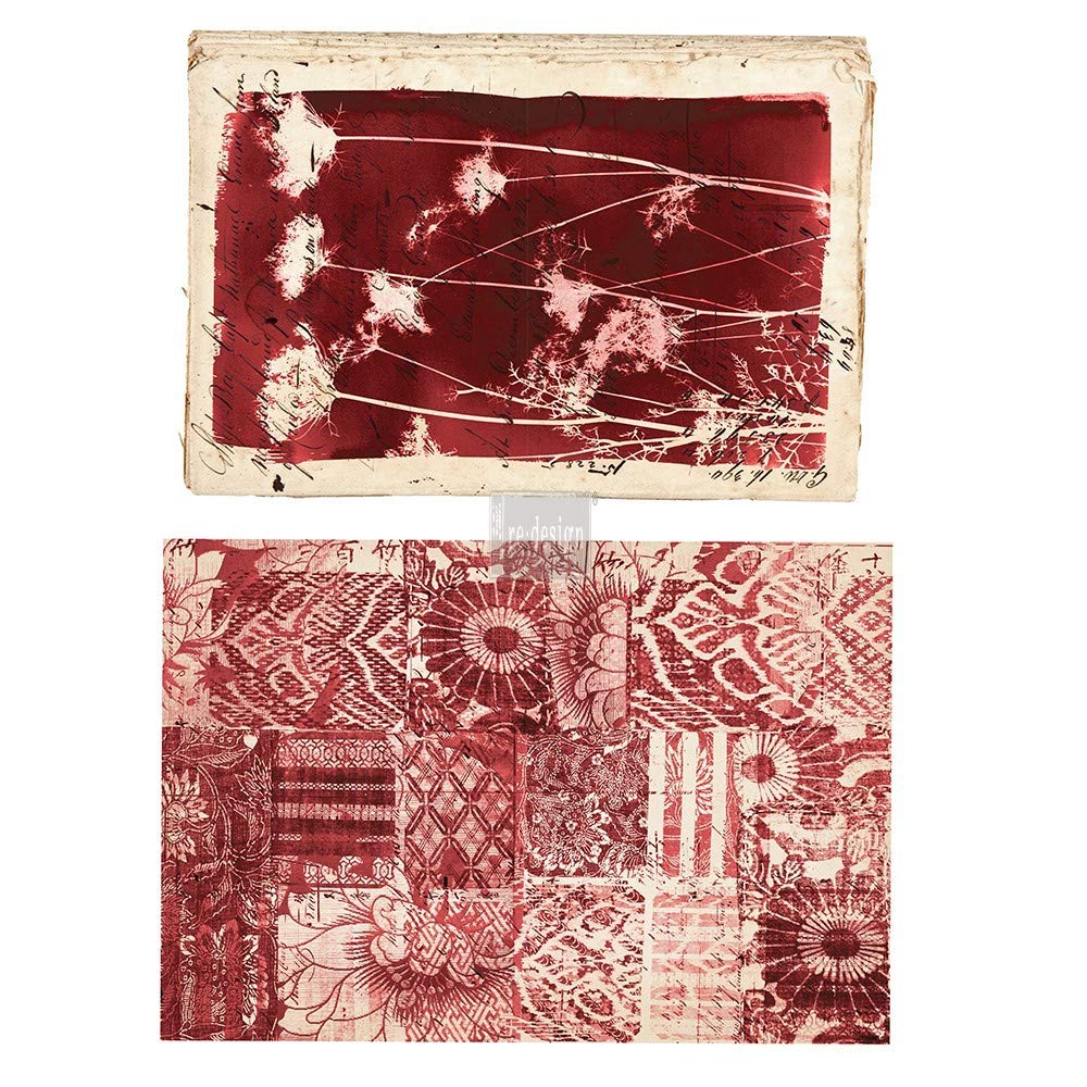 Prima Marketing Redesign Decor Transfers, Botanical Print Size