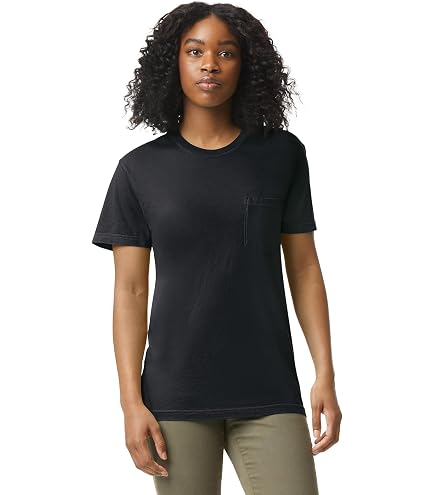 Cotton 6 oz. Pocket T-Shirt (G230) Royal Blue, M | Amazon.com