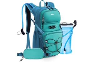 ECOHUB Hydration Backpack for Men Women, 20L Lightweight Hiking Daypack Cycling Backpack with 2L Water Bladder, Insulated Hyd