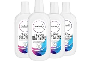 JXXAMZ33 Tineco Cleaning Solution Compatible – 4 Pack (500ml Each, 2L Total) Tineco Floor Cleaner Refill, Multi-Surface Floor Cleaning Solution for iFloor & Floor One, Residue-Free & Pet Safe