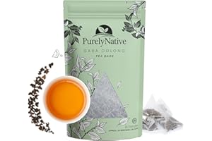 TRYVERA Taiwanese GABA Oolong Tea Bags - Green Gaba Wu Long Tea from Taiwan. Enjoy the unique flavor of Taiwanese Oolong Tea - Approx. 40 Cups