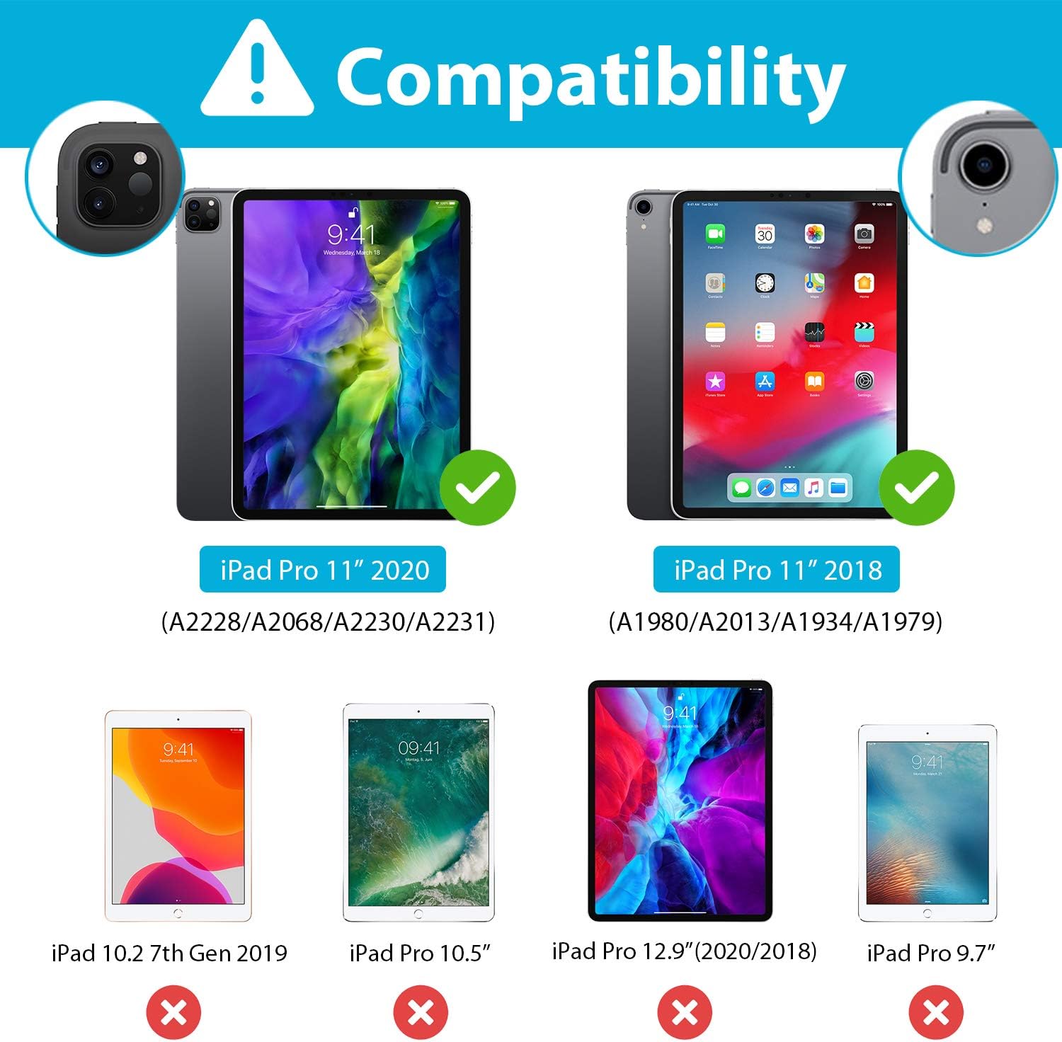 ProCase for iPad Pro 11 Inch 2022 2021 2020 2018 Screen Protector - Image 3