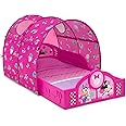 Delta Children - Disney Minnie Mouse Plastic Sleep and Play Toddler Bed with Tent, Pink