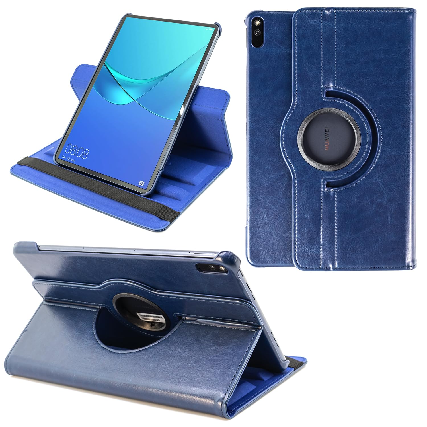 COOVY® 2.0 Cover for Huawei Matepad PRO (10.8") ROTATING 360° DEGREE SMART CASE STAND HOUSING PROTECTION Sleep/Wake up | darkblue