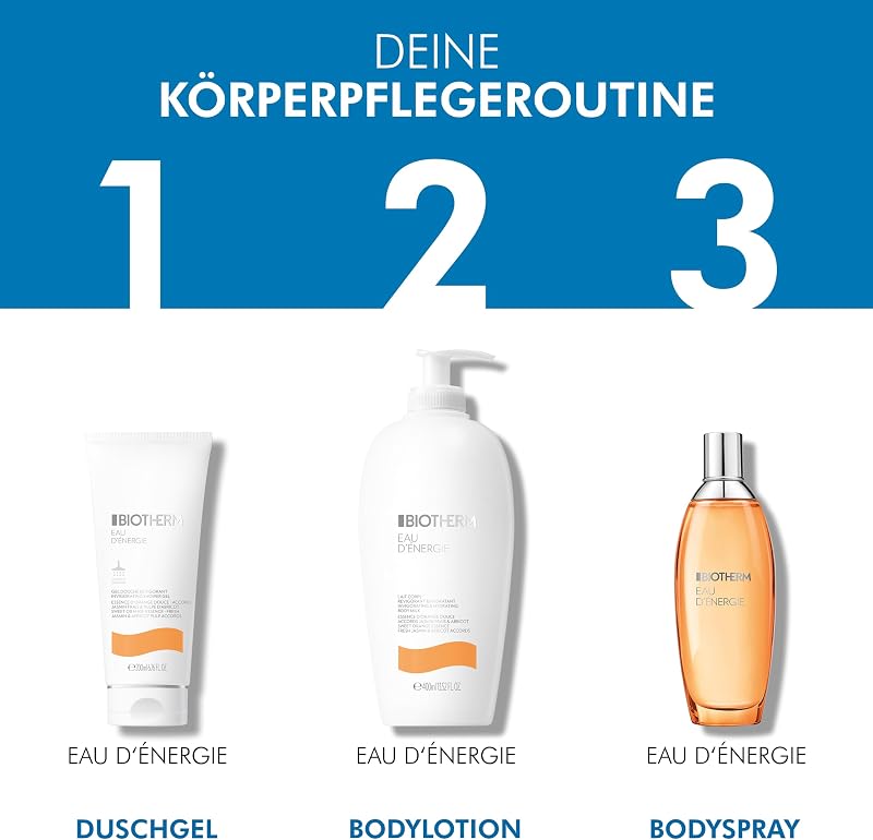 Eau d'Énergie Bodylotion, Körperpflege für alle Hauttypen, 400 ml