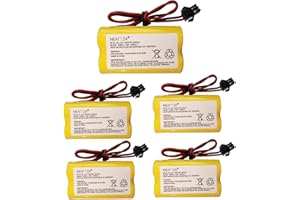 NEAFAZA 3.6V 900mAh NiCd Exit Sign Emergency Light Battery Replacement Compatible with Lithonia ELB B001 ELBB001 ELB-B001 Lithonia EU2 LED Interstate ANIC1566 Unitech 0253799(5 Pack)