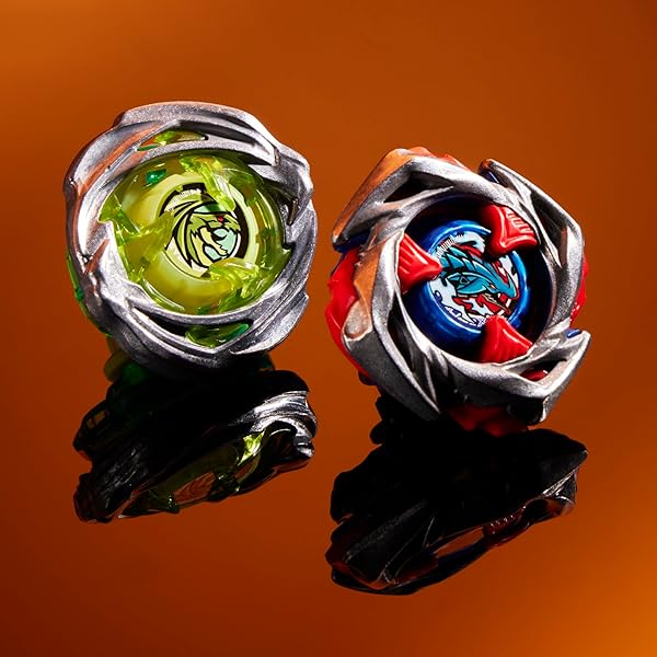BEYBLADE X DROP ATTACK BATTLE SET WITH BEYSTADIUM ARENA, 2 TAKARA TOMY TOPS & LAUNCHERS, IMPACT DRAKE 9-60LR & HOVER WYVERN 3-85N, BATTLING GAME TOYS, AGES 8+