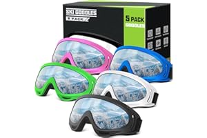 OXG Ski Snowboard Goggles for Men Women, UV Protection Ski Snow Goggles for Kids Youth Adult