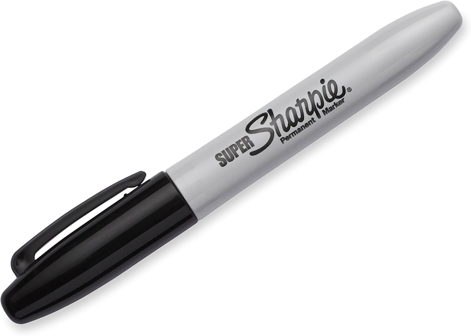 Sharpie Super Permanent Markers, Fine Point, Black, 12 Count : Office Products