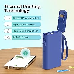 Nelko Label Maker Machine with Tape, P21 Bluetooth