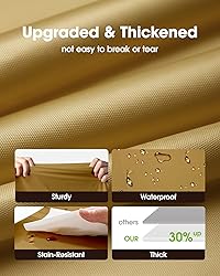 Pureegg Plastic Table Cloth Disposable 10 Pack, 54