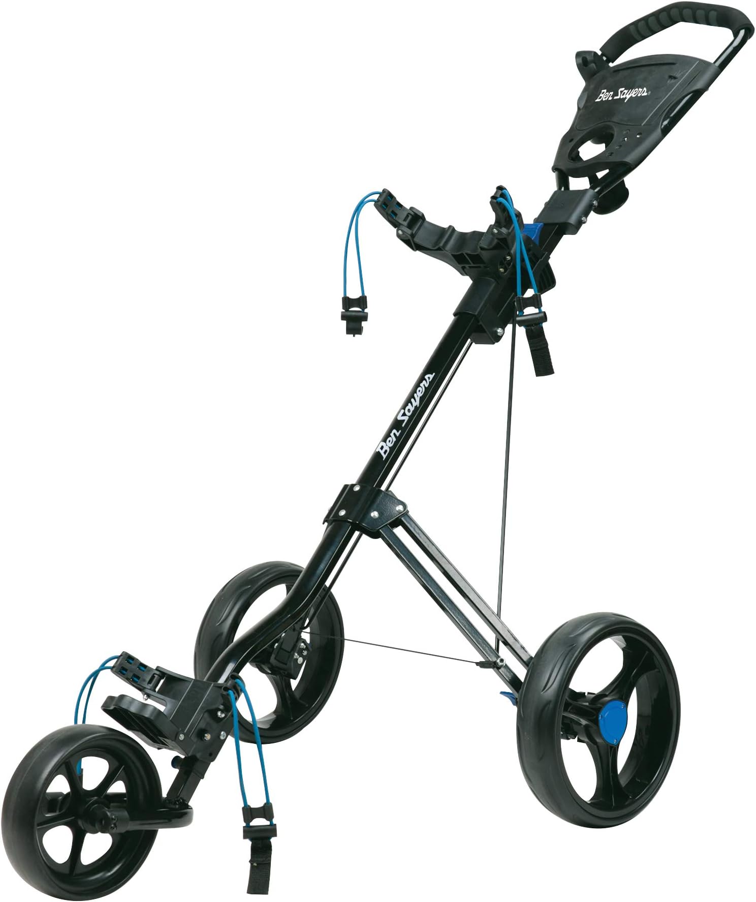 Ben Sayers Golf 2020 D3 Trolley Pull/Push Golf Trolley 3 Wheeled Aluminium