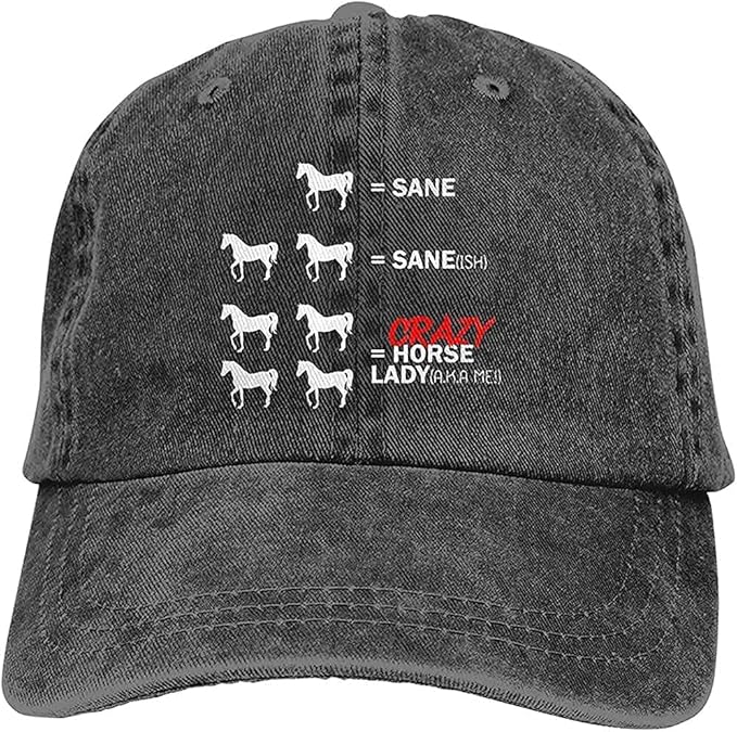 Yearinspace DonCrazy Horse Baseball Cap Amazon.co.uk Clothing