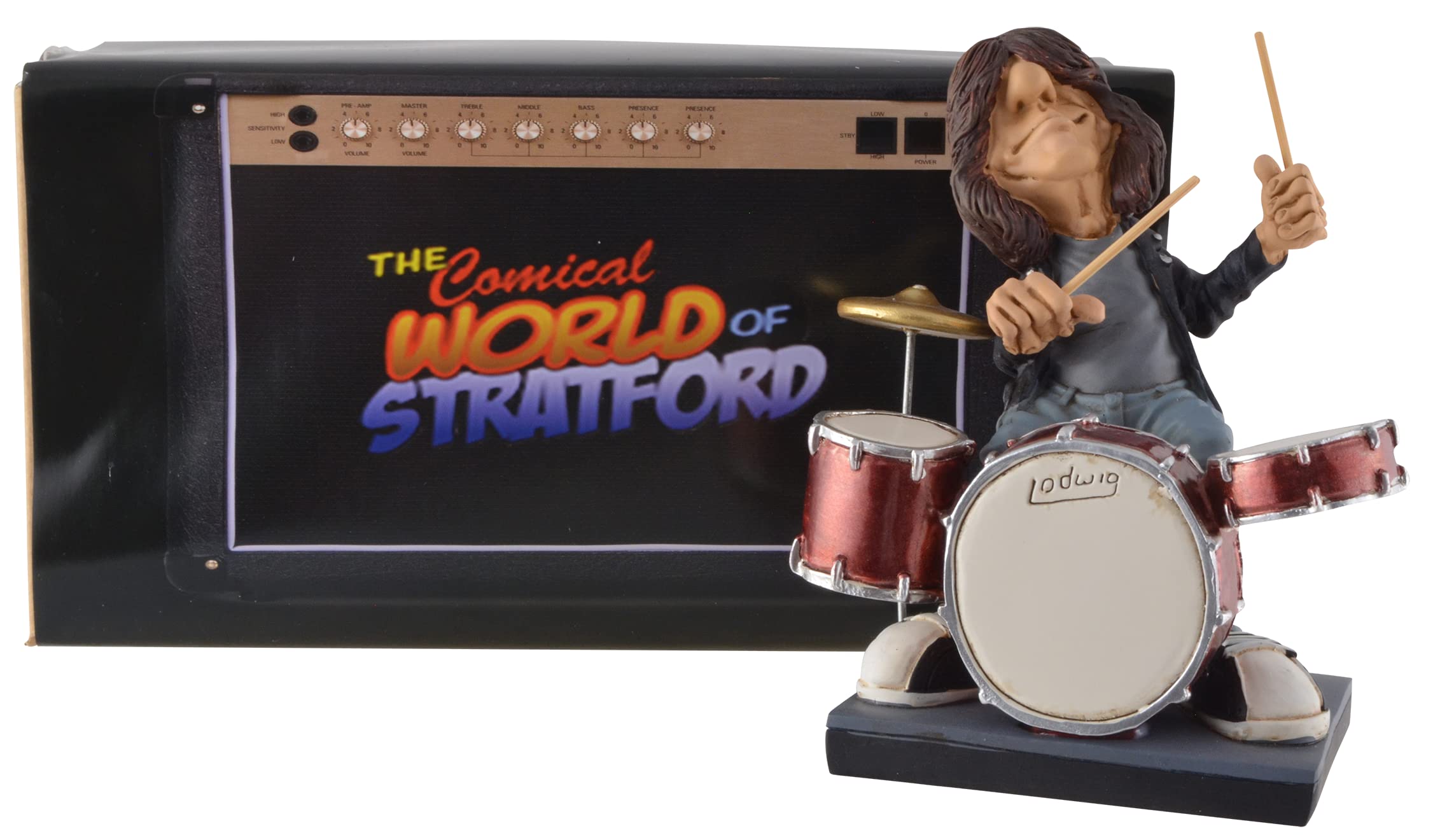 VOGLER Joh. Vogler GmbH Funny Life - Popstar Marky from the most famous punk band in the world, made of artificial stone, hand-painted, Warren Stratford Collection