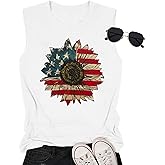 USA Shirts for Women 4th of July Shirt Women Cute Patriotic Print Tshirt America Tee Tops