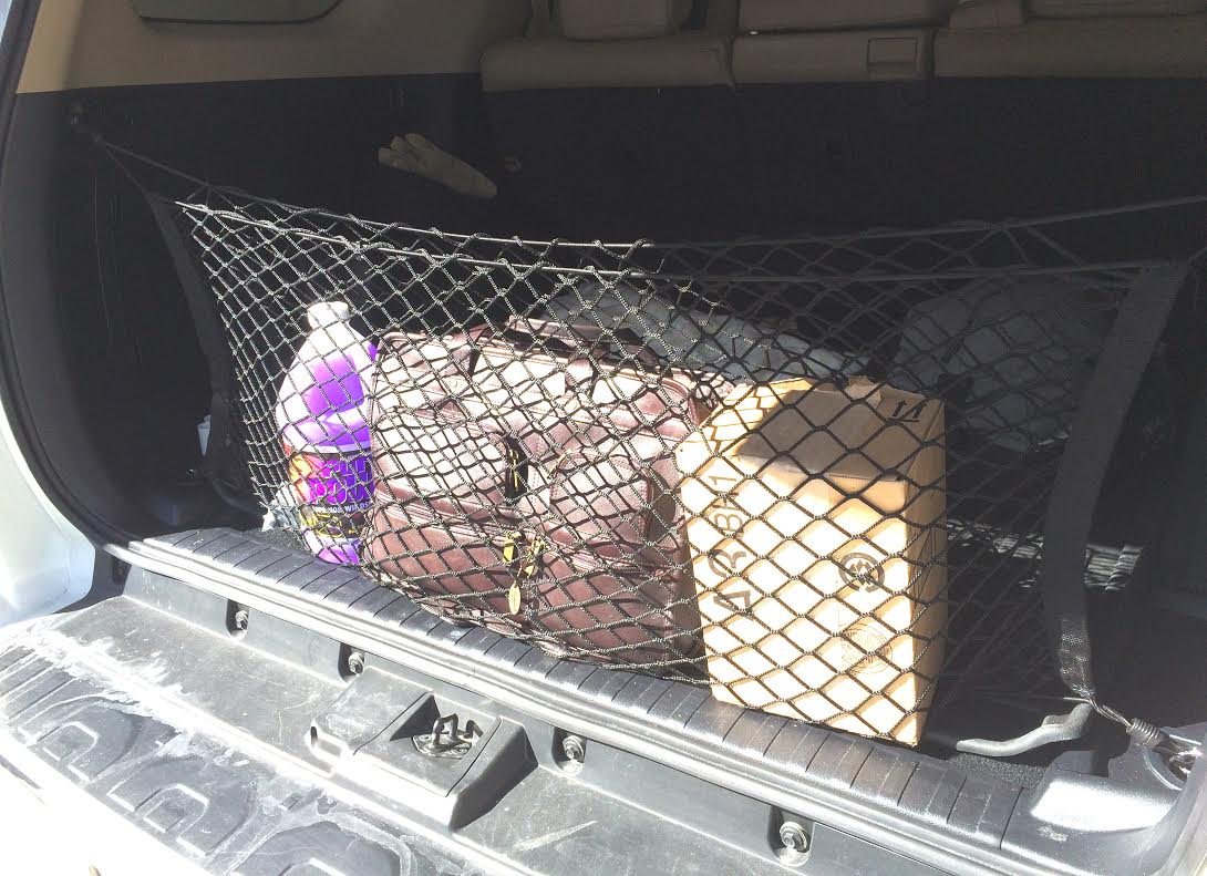 Trunk Envelope Style Cargo NET for Toyota 4RUNNER 2003 04 05 06 07 08 09 10 11 12 13 14 15 16 2017