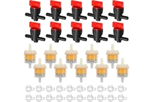 SYOWADA Fuel Shut Off Valve Kit Replacement for Kawasaki 49019-0014 49019-0707 49019-7001, 493960 Fuel Shut Off Valve Repair Kit Replacement for Tecumseh 35857 Pressure Washer (10 Pcs)