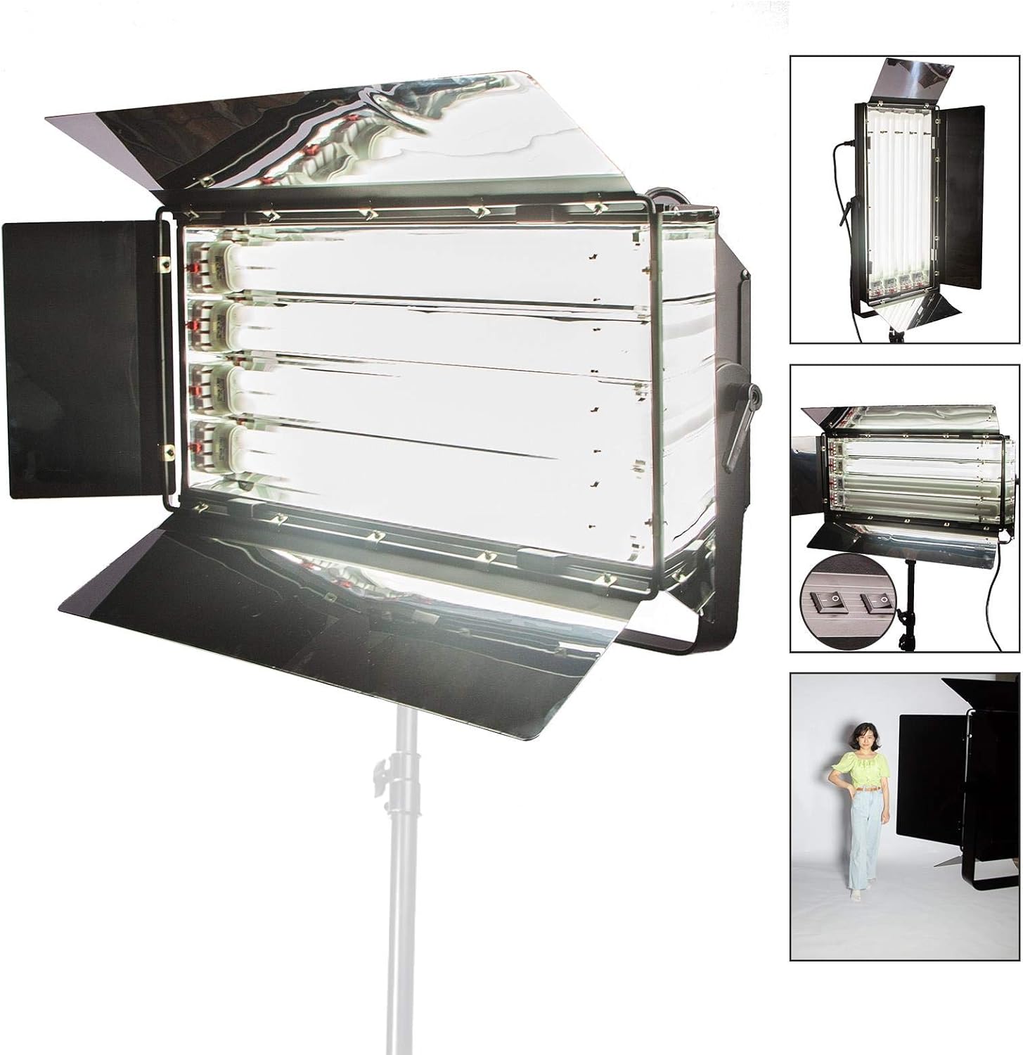 Studio Cool Light 1100w Fluorescent Light 4 Bank Amazon Co Uk Camera Photo