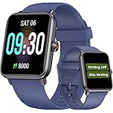 Pautios Pedometer Watch Senior Friendly No App/Phone Required, Waterproof Fitness Tracker Watch with Step Counter Calories/Sleep Tracker for Walking Running for Men Women