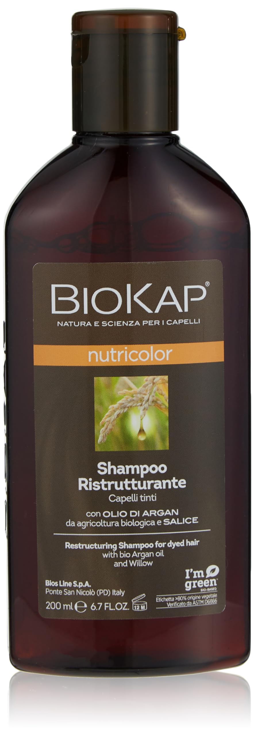 Bios Line 22256 Biokap Nutricolor Restructuring Shampoo 200 ml