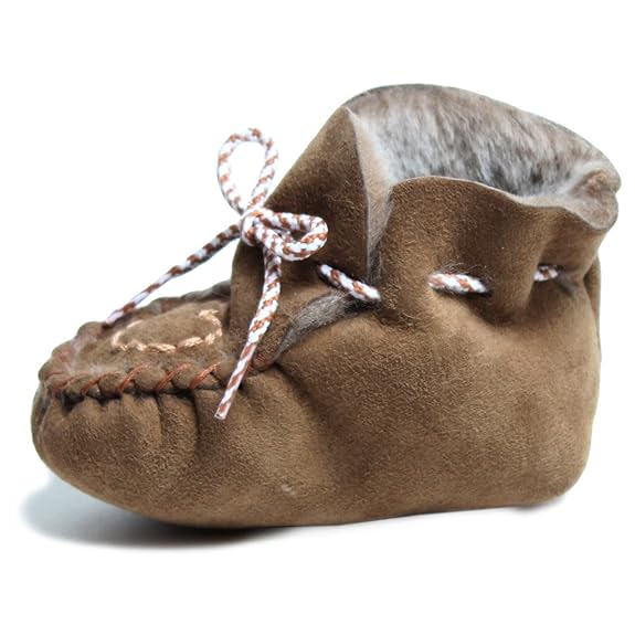 baby sheepskin moccasins