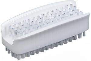 SPARTA 3623900 Plastic Hand Brush, Nail Brush with Polypropylene Bristles for Kitchens, Homes, Restaurants, 3.5 Inches, White