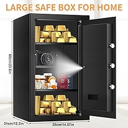 4.3 Cub Large Home Safes Fireproof
