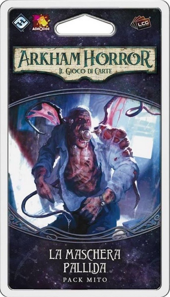 Asmodee - Arkham Horror The Card Game: Pale Mask - Card Game Expansion, Italian Edition