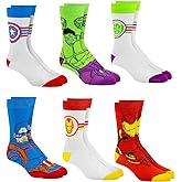 Marvel Legends Socks - 6-Pack for Men & Boys