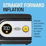 RING TyreInflate 20 Digital Tyre Inflator with Three Adaptors PSI BAR kPa view 2